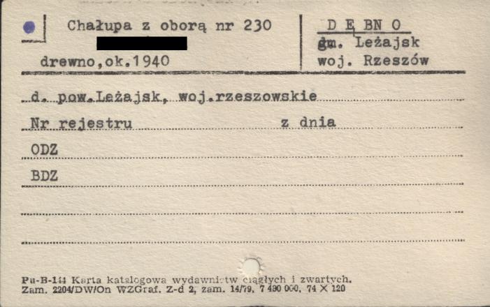 chałupa z oborą, skan 1