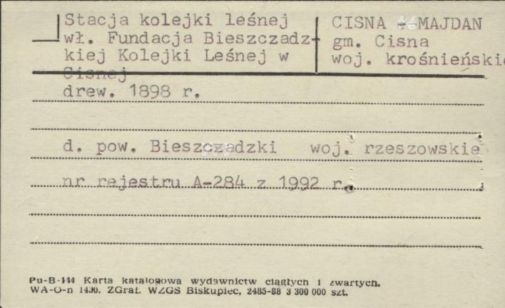 stacja kolejki leśnej, skan 1