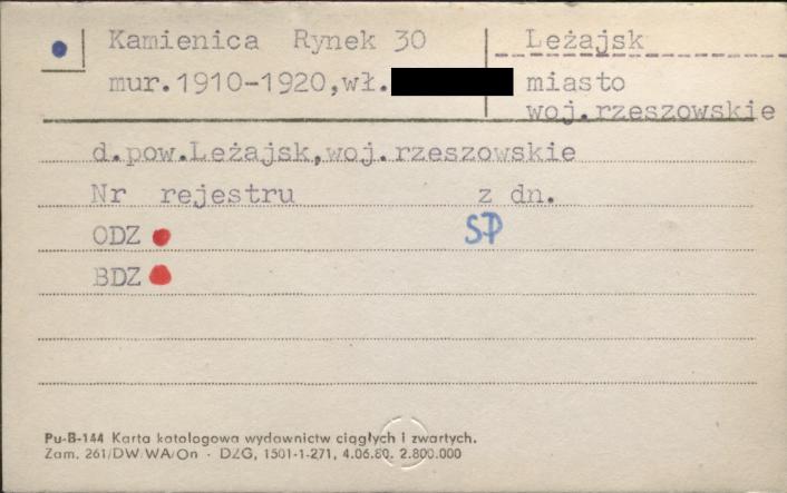 kamienica, skan 1