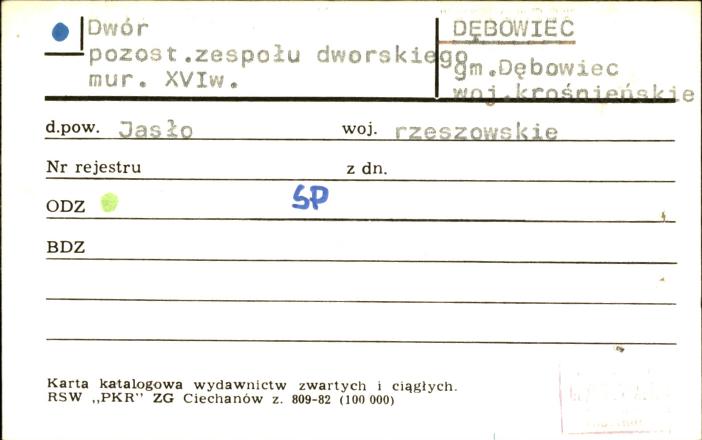 dwór, pozost. zespołu dworskiego, skan 1