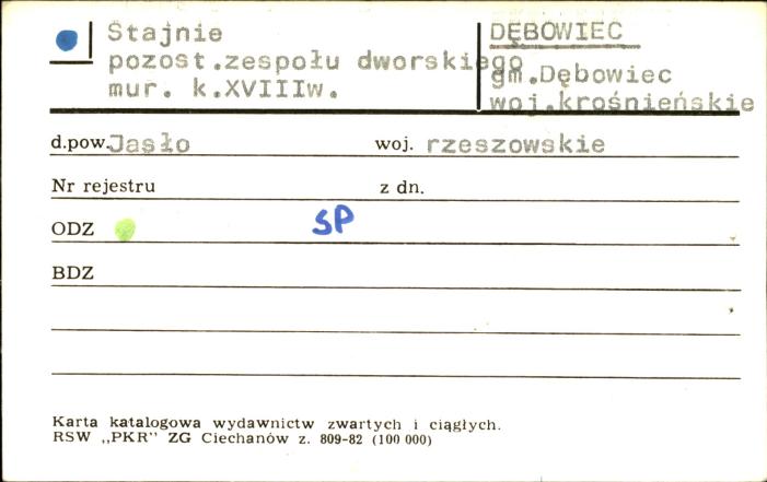 stajnie, pozost. zespołu dworskiego, skan 1