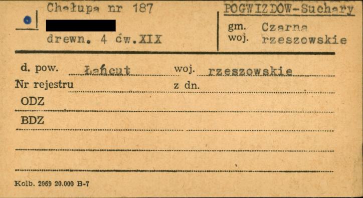 chałupa, skan 1
