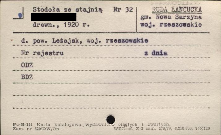 stodoła ze stajnią, skan 1
