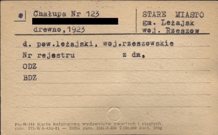 chałupa, skan 1