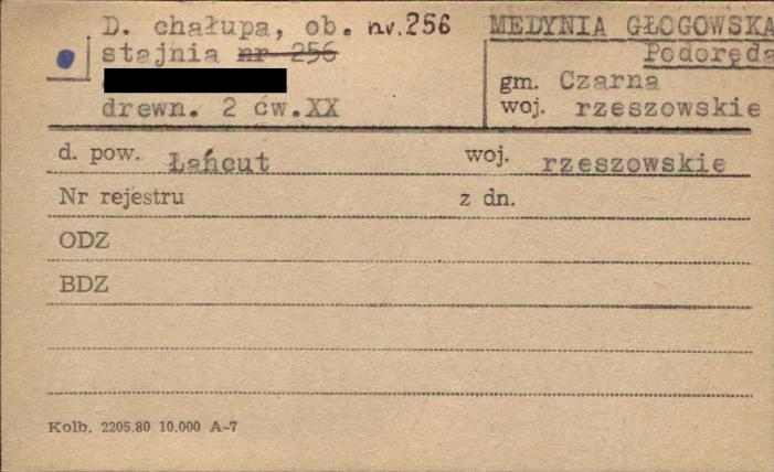 chałupa, ob. stajnia, skan 1