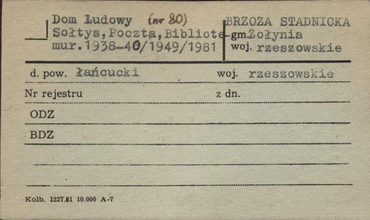 dom ludowy, sołtys, poczta, biblioteka, skan 1