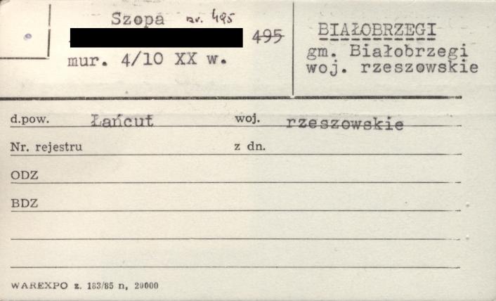 szopa, skan 1