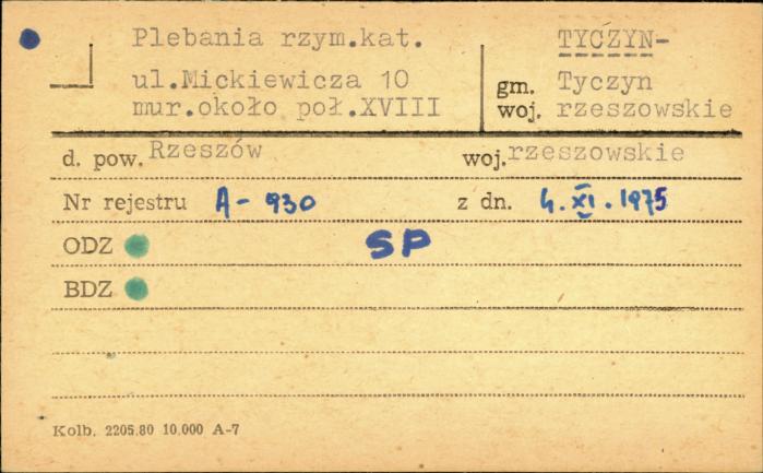 plebania rzym. kat., skan 1