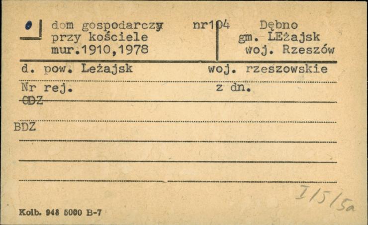 dom gospodarczy przy kościele, skan 1