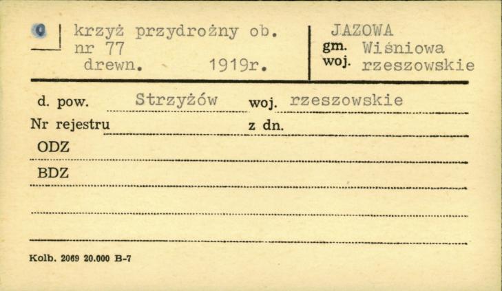krzyż przydrożny, skan 1