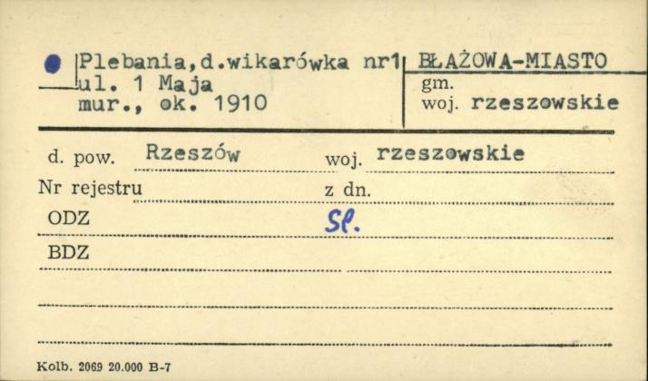 plebania, d. wikarówka, skan 3