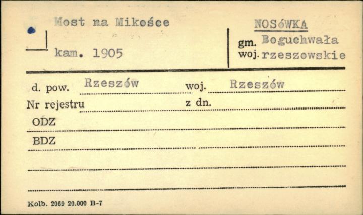 most na Mikośce, skan 1
