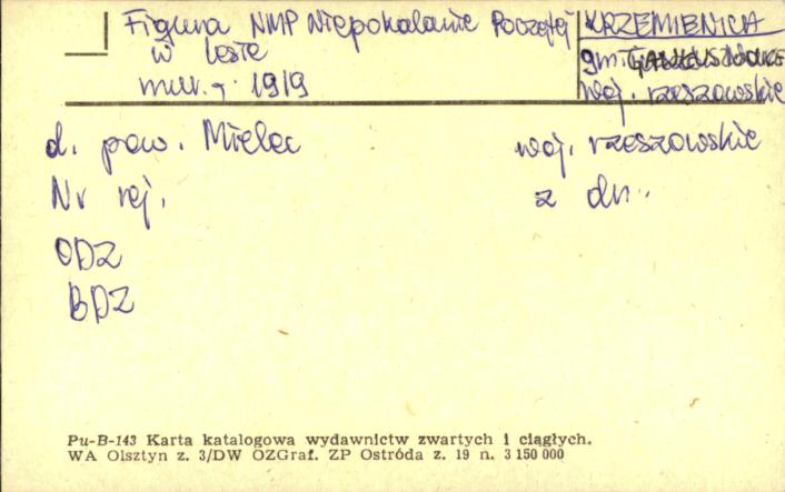figura NMP Niepokalanie Poczętej, skan 1