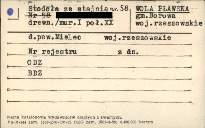 stodoła ze stajnią, skan 1