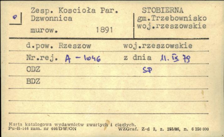 zespół kościoła par., dzwonnica, skan 1