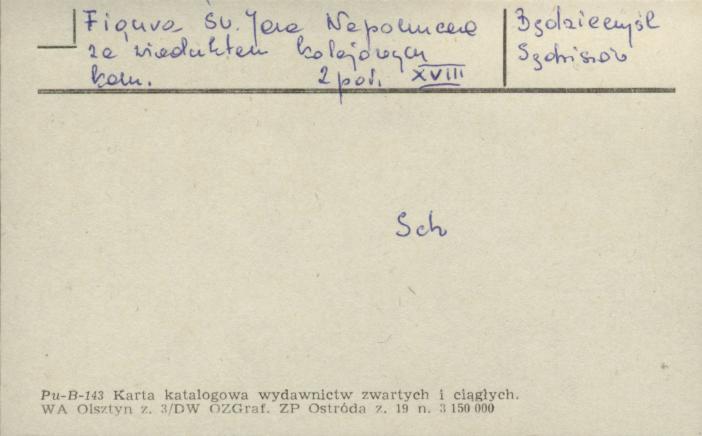 figura św. Jana Nepomucena, skan 1