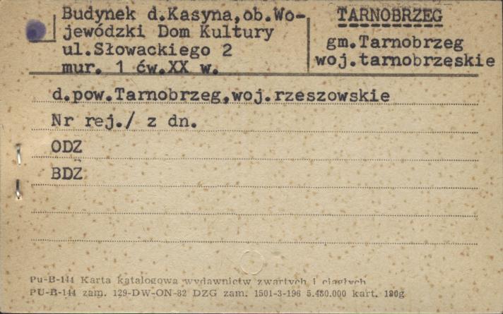 budynek d. kasyna, ob. Wojewódzki Dom Kultury, skan 1