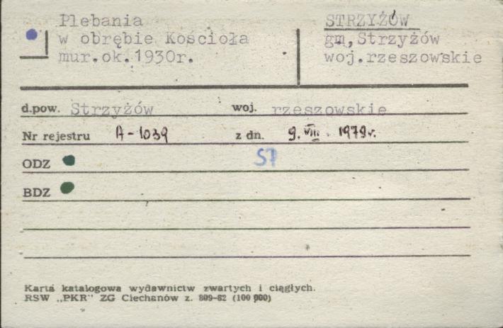 plebania w obrębie kościoła, skan 1