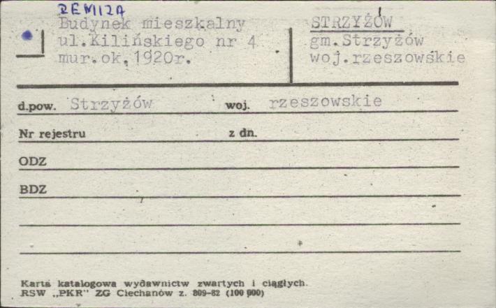 remiza, budynek mieszkalny, skan 1