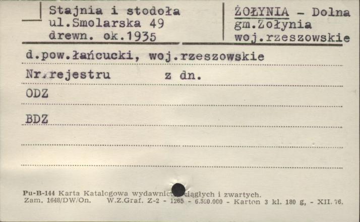 stajnia i stodoła, skan 1
