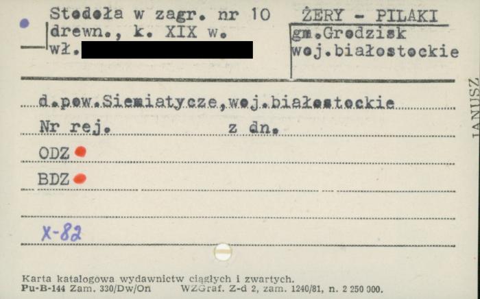 stodoła w zagrodzie, skan 1