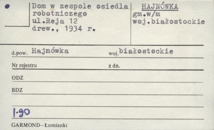 dom w zespole osiedla robotniczego, skan 1