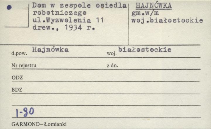 dom w zespole osiedla robotniczego, skan 1