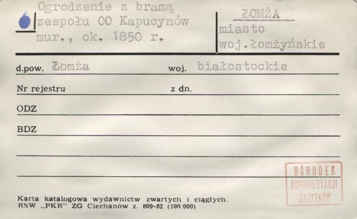 ogrodzenie z bramą zespołu oo. kapucynów, skan 1