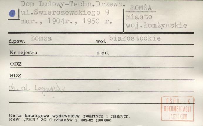 Dom Ludowy - Techn. Drzewn., skan 1