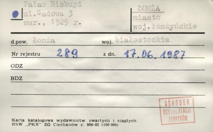 Pałac Biskupi, skan 1