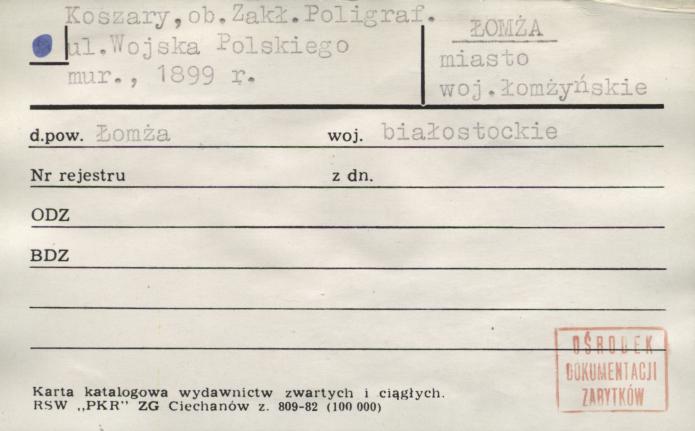 koszary, ob. Zakł. Poligraf., skan 1