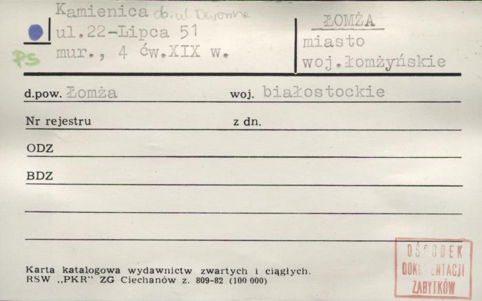 kamienica, skan 1