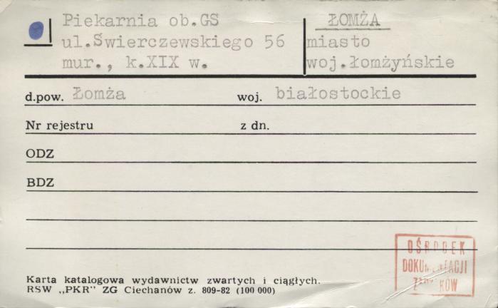piekarnia, ob. GS, skan 1