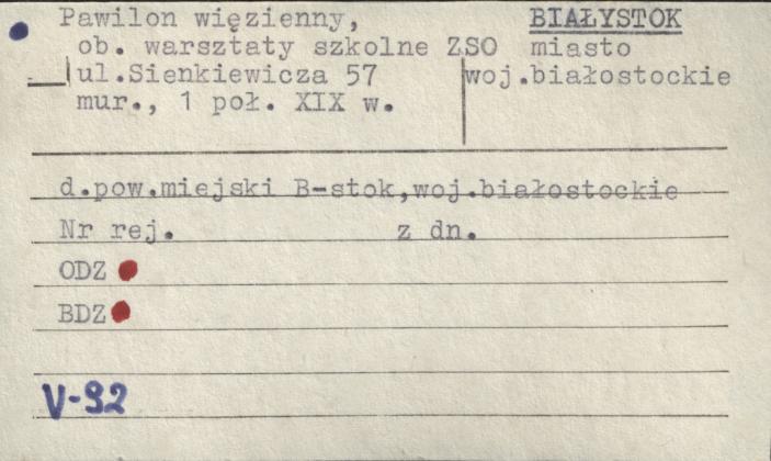 pawilon więzienny, ob. warsztaty szkolne ZSO, skan 1