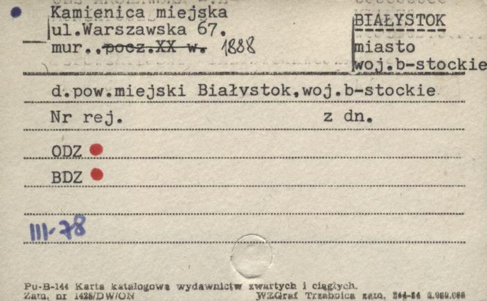 kamienica, skan 1