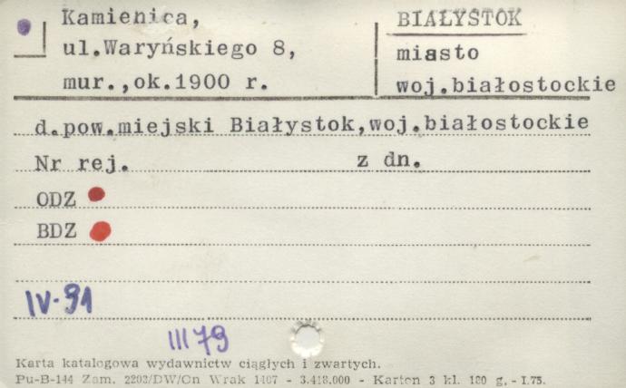 kamienica, skan 1