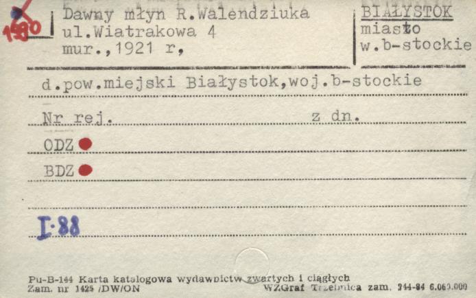 dawny młyn. R. Walendziuka, skan 1