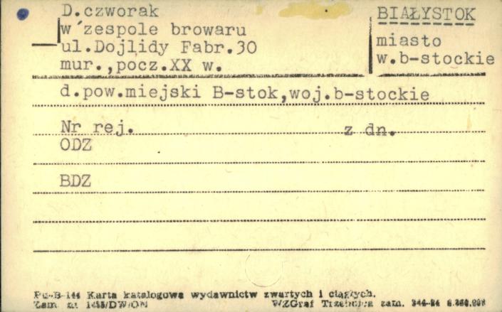 czworak w zespole browaru, skan 1