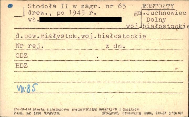 stodoła II w zagrodzie, skan 1