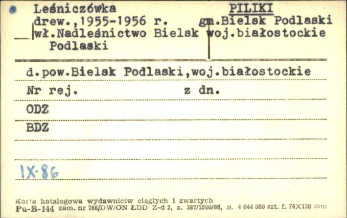 leśniczówka, skan 1