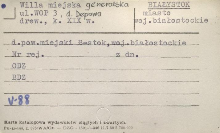 willa miejska generalska, d. Depowa, skan 1