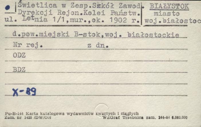 świetlica w zesp. szkół zawod. dyrekcji rejon. kolei państw., skan 1