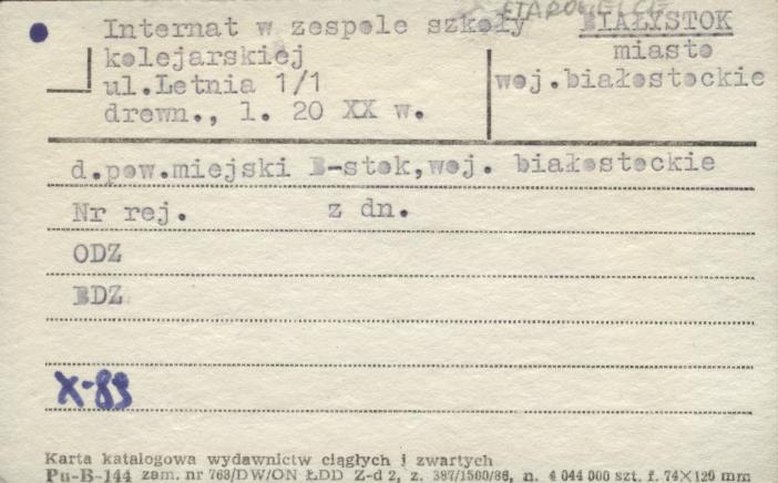 internat w zespole szkoły kolejarskiej, skan 1