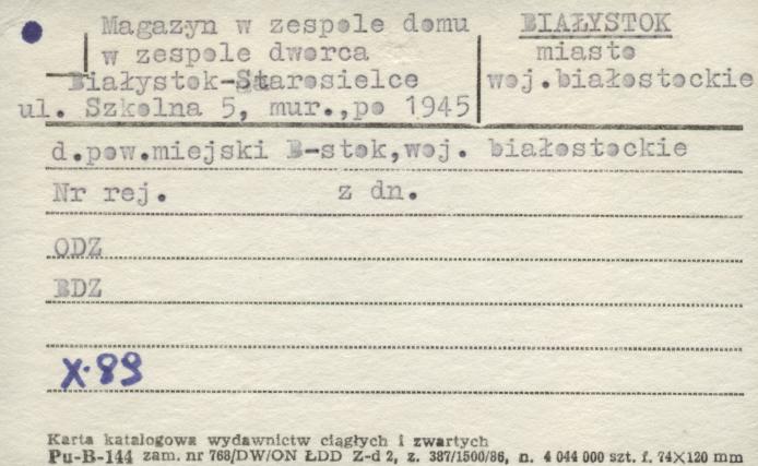 magazyn w zespole dworca Białystok-Starosielce, skan 1