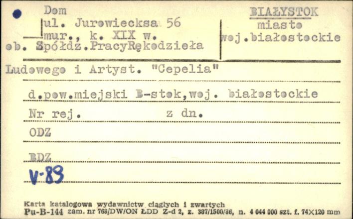 dom, ob. spółdz. pracy rękodzieła, skan 1