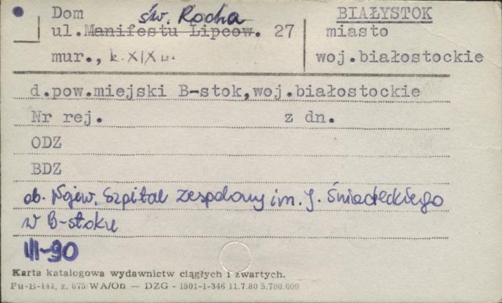 dom, ob. Wojew. Szpital zespołowy, skan 1