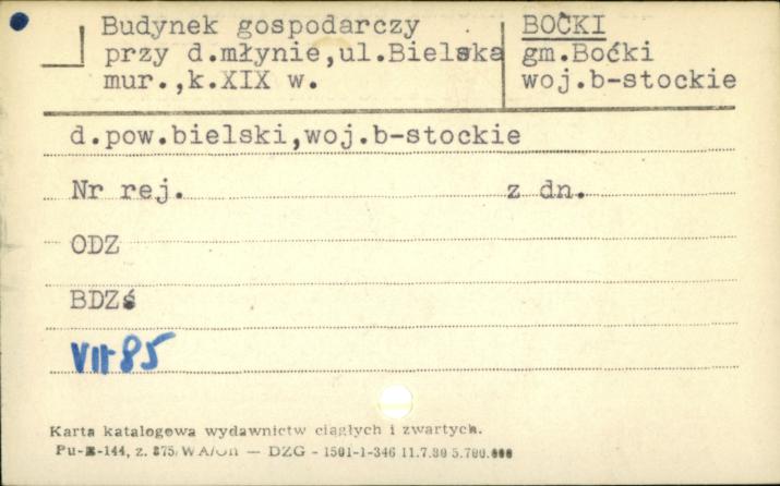 budynek gospodarczy, skan 1