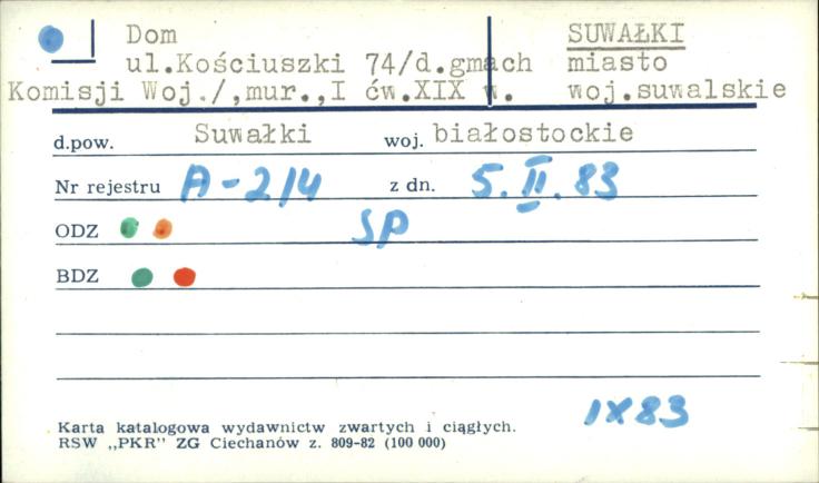 dom (d. gmach Komisji Woj.), skan 1