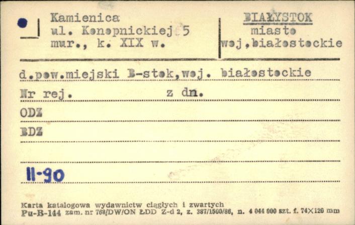 kamienica, skan 1