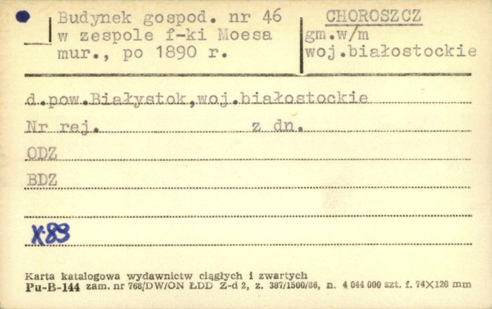 budynek gospodarczy w zespole f-ki Moesa, skan 1